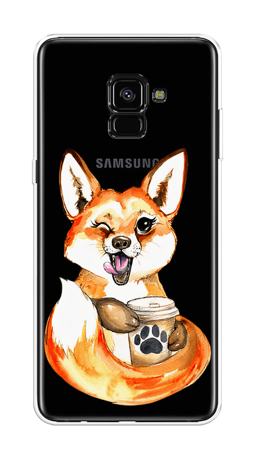 Чехол на Samsung Galaxy A8 Plus 2018 "Подмигивающая лиса с кофе", Оранжевый;белый;коричневый, 25550-4
Чехол на Samsung Galaxy A8 Plus 2018 "Подмигивающая лиса с кофе", Оранжевый;белый;коричневый, 25550-4
