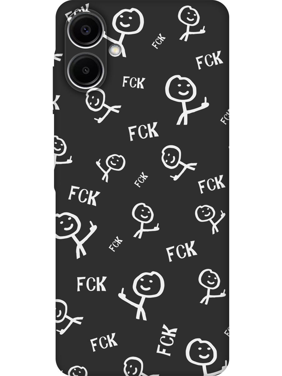 Силиконовый чехол на Samsung Galaxy A06 с принтом "Fck Pattern" матовый черный, Черный;белый, 786717561
Силиконовый чехол на Samsung Galaxy A06 с принтом "Fck Pattern" матовый черный, Черный;белый, 786717561