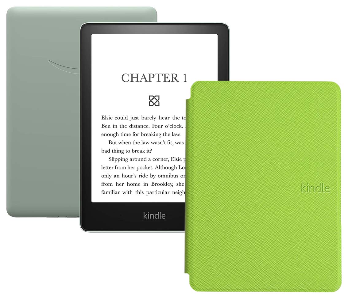Электронная книга Amazon Kindle PaperWhite 2021 16Gb SO Agave Green с обложкой Green, Зеленый, Kindle PaperWhite
Электронная книга Amazon Kindle PaperWhite 2021 16Gb SO Agave Green с обложкой Green, Зеленый, Kindle PaperWhite