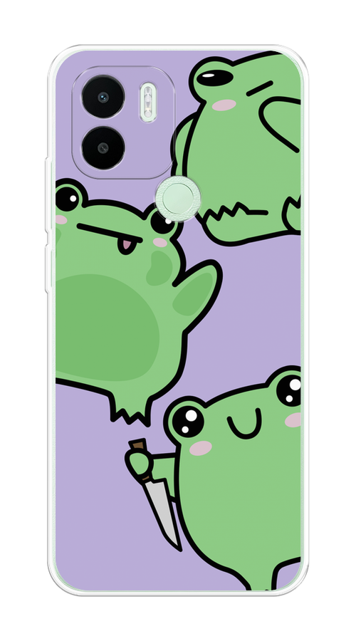 Чехол на Xiaomi Redmi A1+, Xiaomi Redmi A2+, Poco C51/C50 "Опасные лягушата", Фиолетовый;зеленый;черный, 319450-1
Чехол на Xiaomi Redmi A1+, Xiaomi Redmi A2+, Poco C51/C50 "Опасные лягушата", Фиолетовый;зеленый;черный, 319450-1