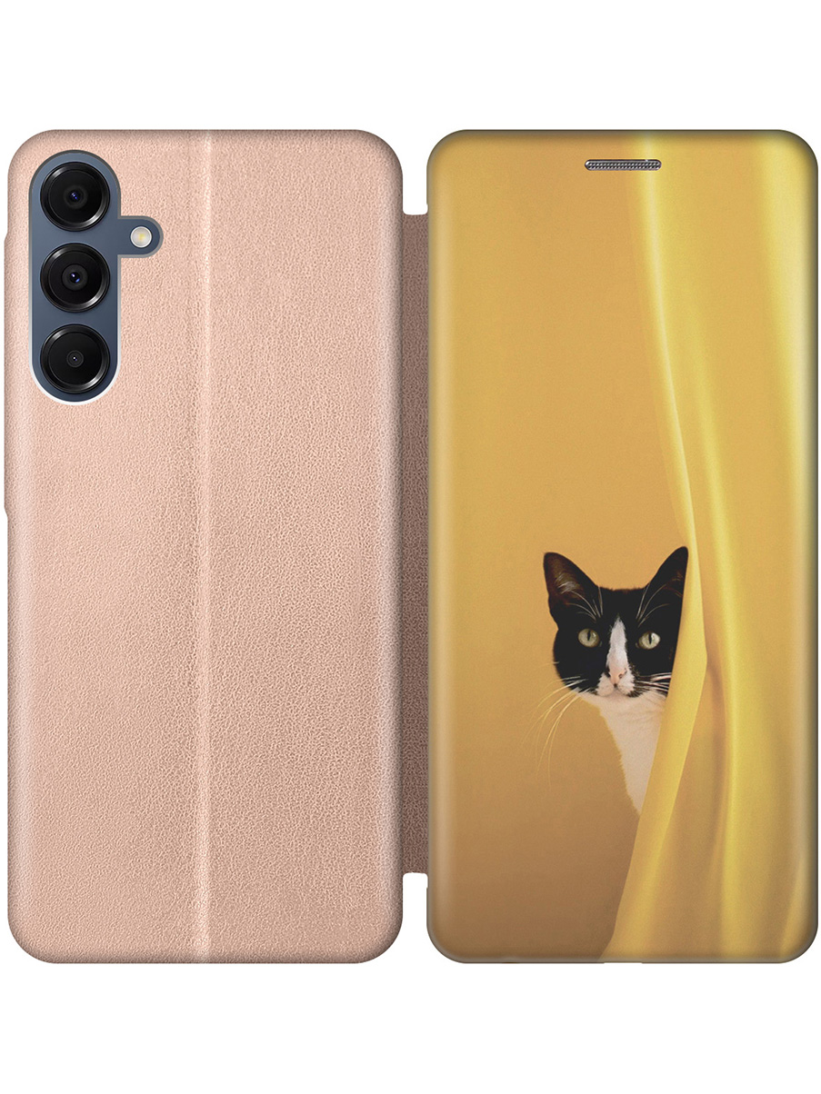 Чехол-книжка на Samsung Galaxy A16 с принтом "Выглядывающий котик" золотой, Золотистый;белый;желтый;черный, 786721712
Чехол-книжка на Samsung Galaxy A16 с принтом "Выглядывающий котик" золотой, Золотистый;белый;желтый;черный, 786721712