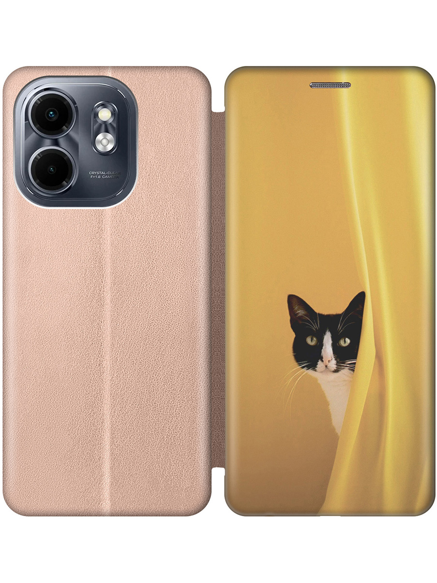 Чехол-книжка на Infinix Hot 50i / Smart 9 с принтом "Выглядывающий котик" золотой, Золотистый;белый;желтый;черный, 786719312
Чехол-книжка на Infinix Hot 50i / Smart 9 с принтом "Выглядывающий котик" золотой, Золотистый;белый;желтый;черный, 786719312