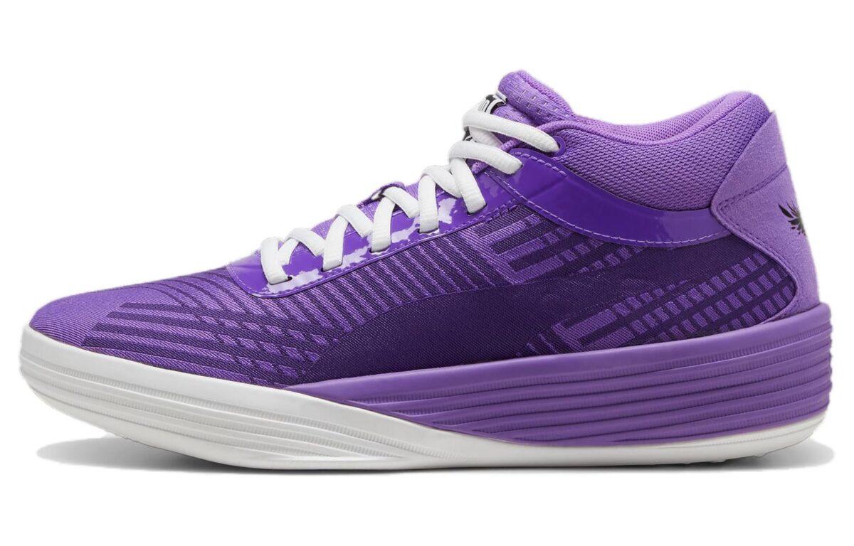 Кроссовки унисекс Puma Clyde All Pro Melo фиолетовые 43 EU, Фиолетовый, Clyde All Pro Melo
Кроссовки унисекс Puma Clyde All Pro Melo фиолетовые 43 EU, Фиолетовый, Clyde All Pro Melo
