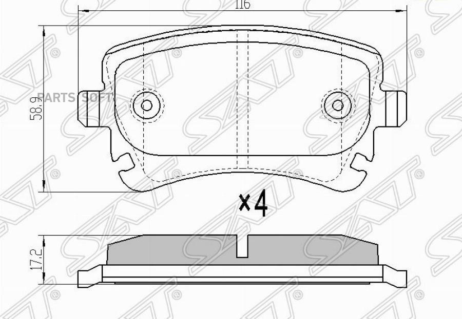 Колодки Тормозные Зад Vw Multivan 03-/Transporter 03-09/Audi A4 03-08/A6 06-11/A8 02-10 (Б
Колодки Тормозные Зад Vw Multivan 03-/Transporter 03-09/Audi A4 03-08/A6 06-11/A8 02-10 (Б