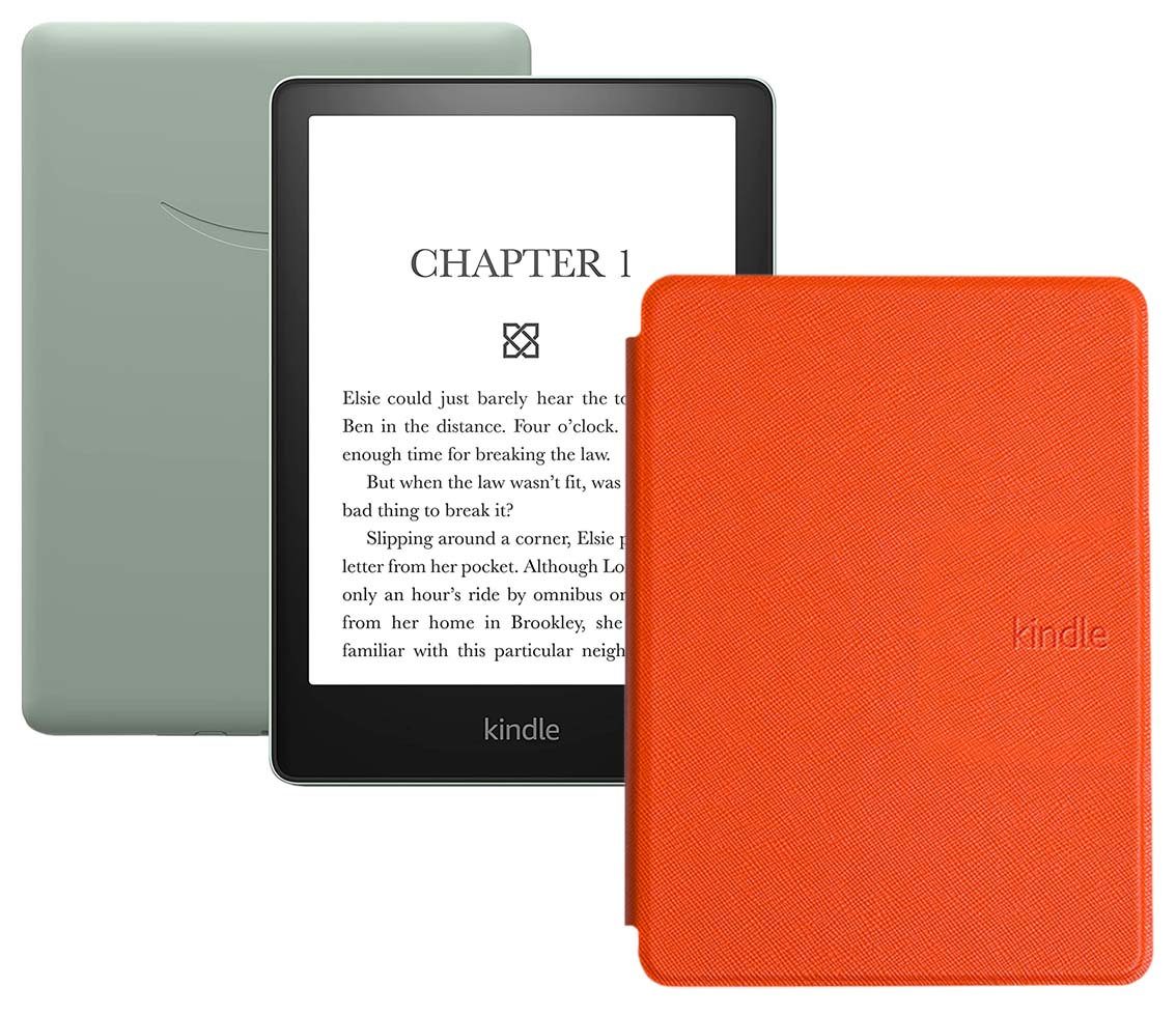 Электронная книга Amazon Kindle PaperWhite 2021 16Gb SO Agave Green с обложкой Orange, Зеленый;оранжевый, Kindle PaperWhite
Электронная книга Amazon Kindle PaperWhite 2021 16Gb SO Agave Green с обложкой Orange, Зеленый;оранжевый, Kindle PaperWhite