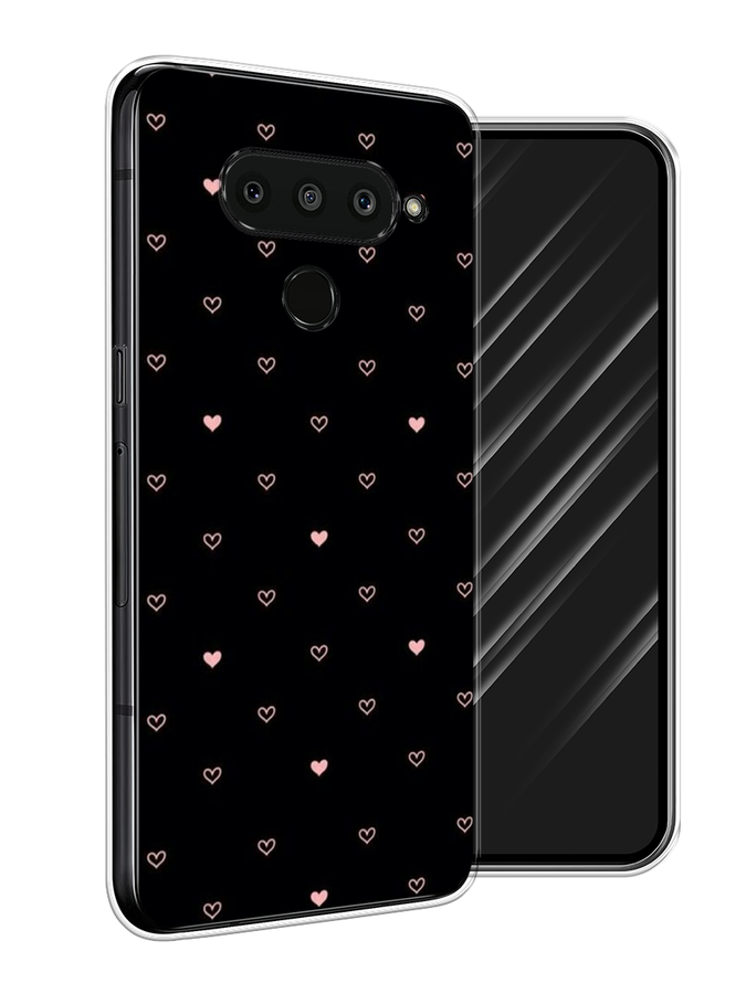 Чехол Awog на LG V50 ThinQ "Черный фон и сердечки", Розовый;серый;черный, 83850-3
Чехол Awog на LG V50 ThinQ "Черный фон и сердечки", Розовый;серый;черный, 83850-3