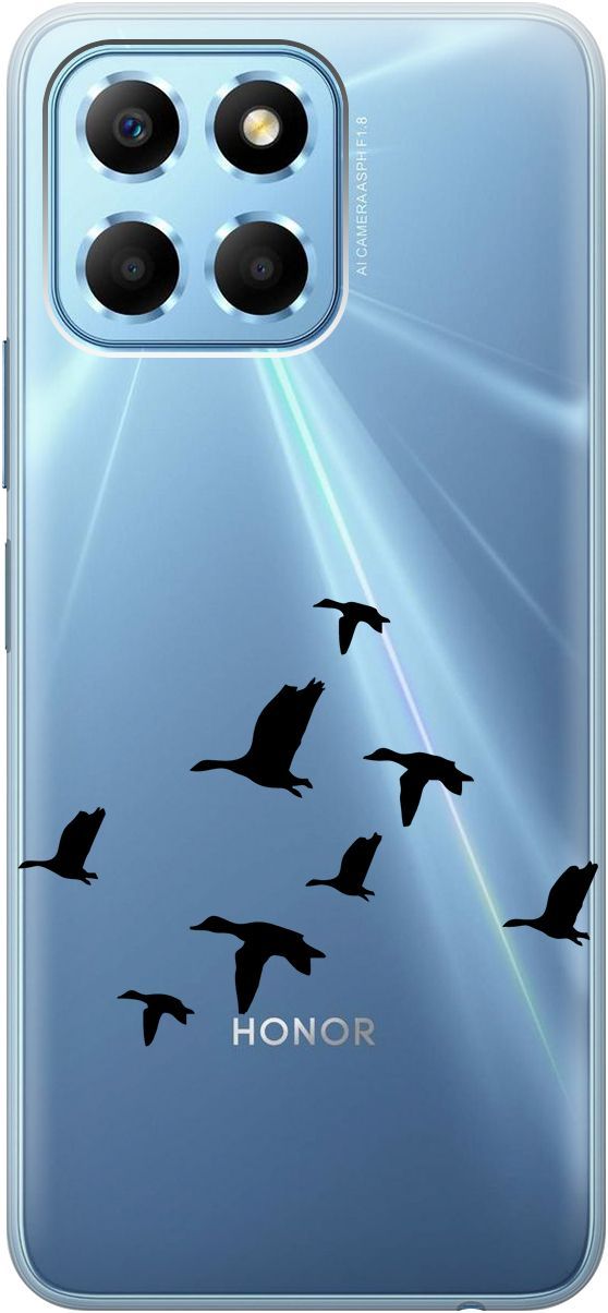 Чехол на Honor X6/X8 5G с 3D принтом "Flock of Ducks" прозрачный, Прозрачный;черный, 158179
Чехол на Honor X6/X8 5G с 3D принтом "Flock of Ducks" прозрачный, Прозрачный;черный, 158179