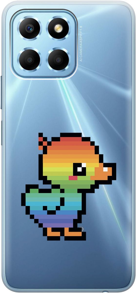 Чехол на Honor X6/X8 5G с 3D принтом "Pixel Duck" прозрачный, Прозрачный;желтый, 158178
Чехол на Honor X6/X8 5G с 3D принтом "Pixel Duck" прозрачный, Прозрачный;желтый, 158178