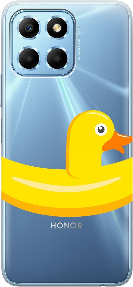 Чехол на Honor X6/X8 5G с 3D принтом "Duck Swim Ring" прозрачный, Прозрачный;белый, 158178
Чехол на Honor X6/X8 5G с 3D принтом "Duck Swim Ring" прозрачный, Прозрачный;белый, 158178