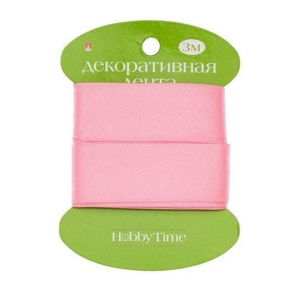 Лента декоративная атласная, ширина 25 ММ., ДЛИНА 3 М., РОЗОВАЯ, Розовый, 2-616/13
Лента декоративная атласная, ширина 25 ММ., ДЛИНА 3 М., РОЗОВАЯ, Розовый, 2-616/13