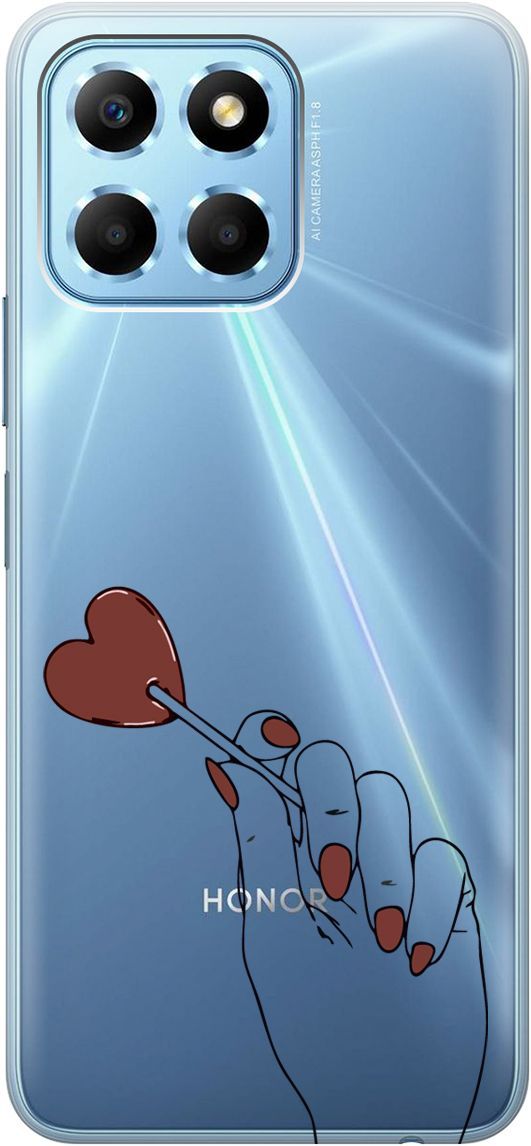 Чехол на Honor X6/X8 5G с 3D принтом "Heartbreaker" прозрачный, Прозрачный;красный, 158177
Чехол на Honor X6/X8 5G с 3D принтом "Heartbreaker" прозрачный, Прозрачный;красный, 158177