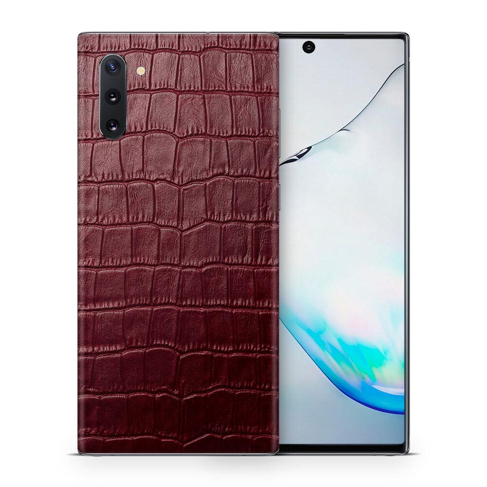 Наклейка Glueskin из натуральной кожи Croco для Samsung Galaxy Note 10, Бордовый
Наклейка Glueskin из натуральной кожи Croco для Samsung Galaxy Note 10, Бордовый