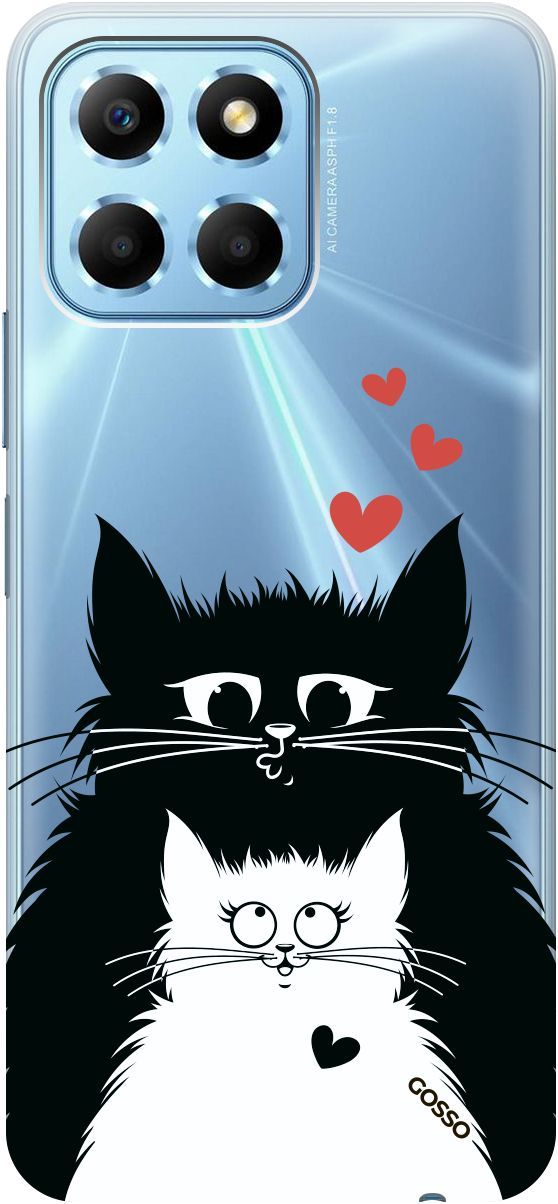 Чехол на Honor X6/X8 5G с 3D принтом "Cats in Love" прозрачный, Прозрачный;белый, 158177
Чехол на Honor X6/X8 5G с 3D принтом "Cats in Love" прозрачный, Прозрачный;белый, 158177