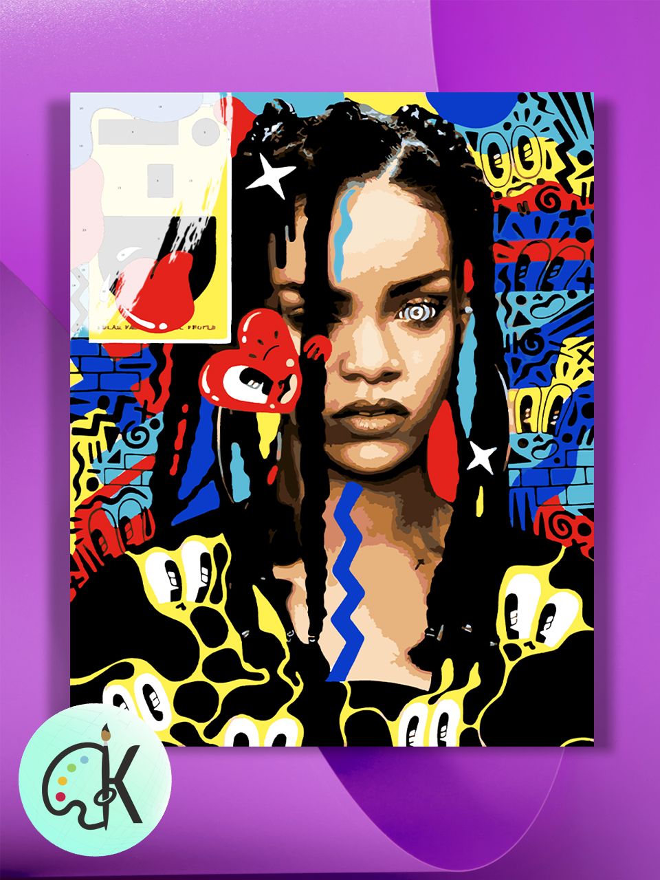 Картина по номерам на холсте Культура Цвета Rihanna Crazy Art, 40 х 50 см, Rihanna Crazy Art
Картина по номерам на холсте Культура Цвета Rihanna Crazy Art, 40 х 50 см, Rihanna Crazy Art