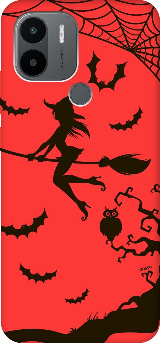 Чехол на Xiaomi Redmi A1+ "Witch on a Broomstick" красный, Красный;черный, 158157
Чехол на Xiaomi Redmi A1+ "Witch on a Broomstick" красный, Красный;черный, 158157