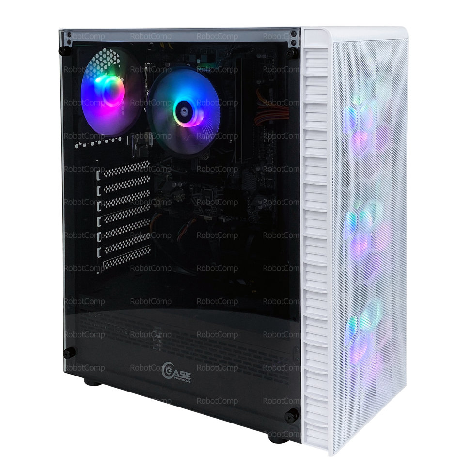 фото Настольный компьютер robotcomp аллигатор plus white
