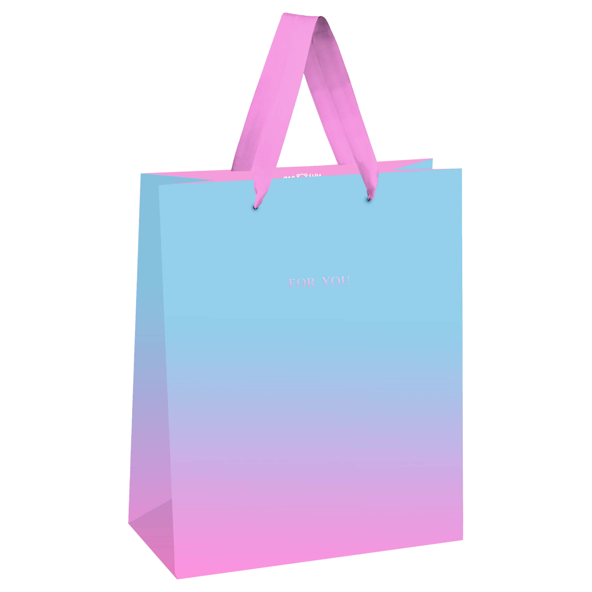 Пакет подарочный MESHU "Duotone. Light blue-Pink gradient" отд.фольгой 11х14х6,5см 12шт., Разноцветный
Пакет подарочный MESHU "Duotone. Light blue-Pink gradient" отд.фольгой 11х14х6,5см 12шт., Разноцветный