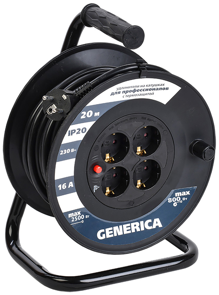 Катушка IEK УК20 с т/з 4 места 2P PE/20м 3х1,5мм2 GENERICA, УК20 с т/з 4 места 2P PE/20м 3х1 5мм2 GENERICA
Катушка IEK УК20 с т/з 4 места 2P PE/20м 3х1,5мм2 GENERICA, УК20 с т/з 4 места 2P PE/20м 3х1 5мм2 GENERICA