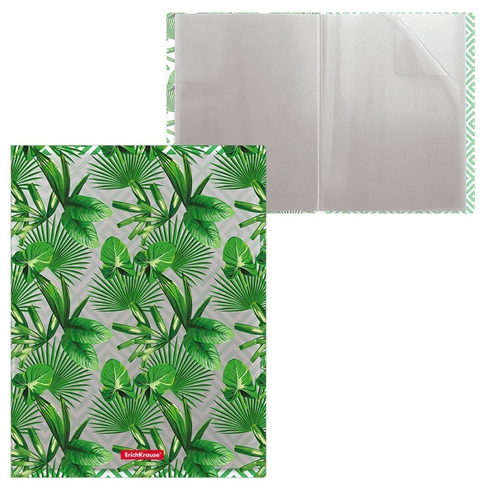 Папка с вкладышами (файлами) Erich Krause пластиковая, Tropical Leaves, c 30 карманами, A4, Серый, пластиковая, Tropical Leaves, c 30 карманами, A4
Папка с вкладышами (файлами) Erich Krause пластиковая, Tropical Leaves, c 30 карманами, A4, Серый, пластиковая, Tropical Leaves, c 30 карманами, A4