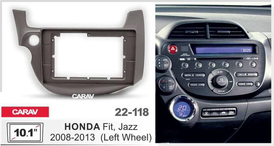 Рамка переходная Carav 22-118 Honda Fit/Jazz 2008-2013 MFA-10" климат левый руль, 22-118
Рамка переходная Carav 22-118 Honda Fit/Jazz 2008-2013 MFA-10" климат левый руль, 22-118
