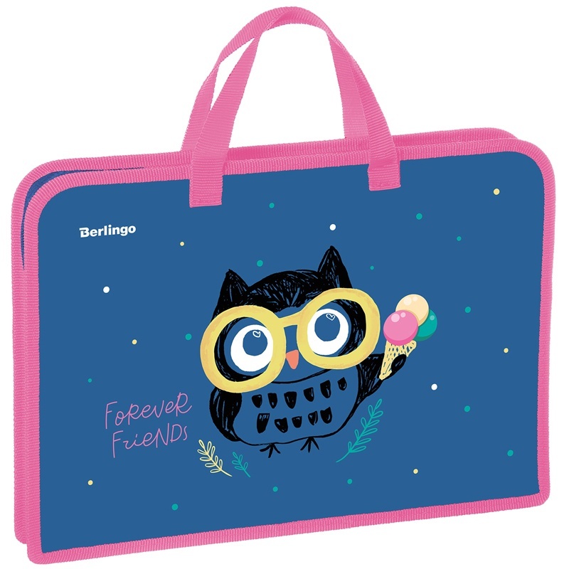 Папка для тетрадей Berlingo 1 отделение, А4 Funny owl, 340х245х40 мм, пластик, на молнии, 1 отделение, А4 "Funny owl", 340х245х40 мм, пластик, на молнии
Папка для тетрадей Berlingo 1 отделение, А4 Funny owl, 340х245х40 мм, пластик, на молнии, 1 отделение, А4 "Funny owl", 340х245х40 мм, пластик, на молнии
