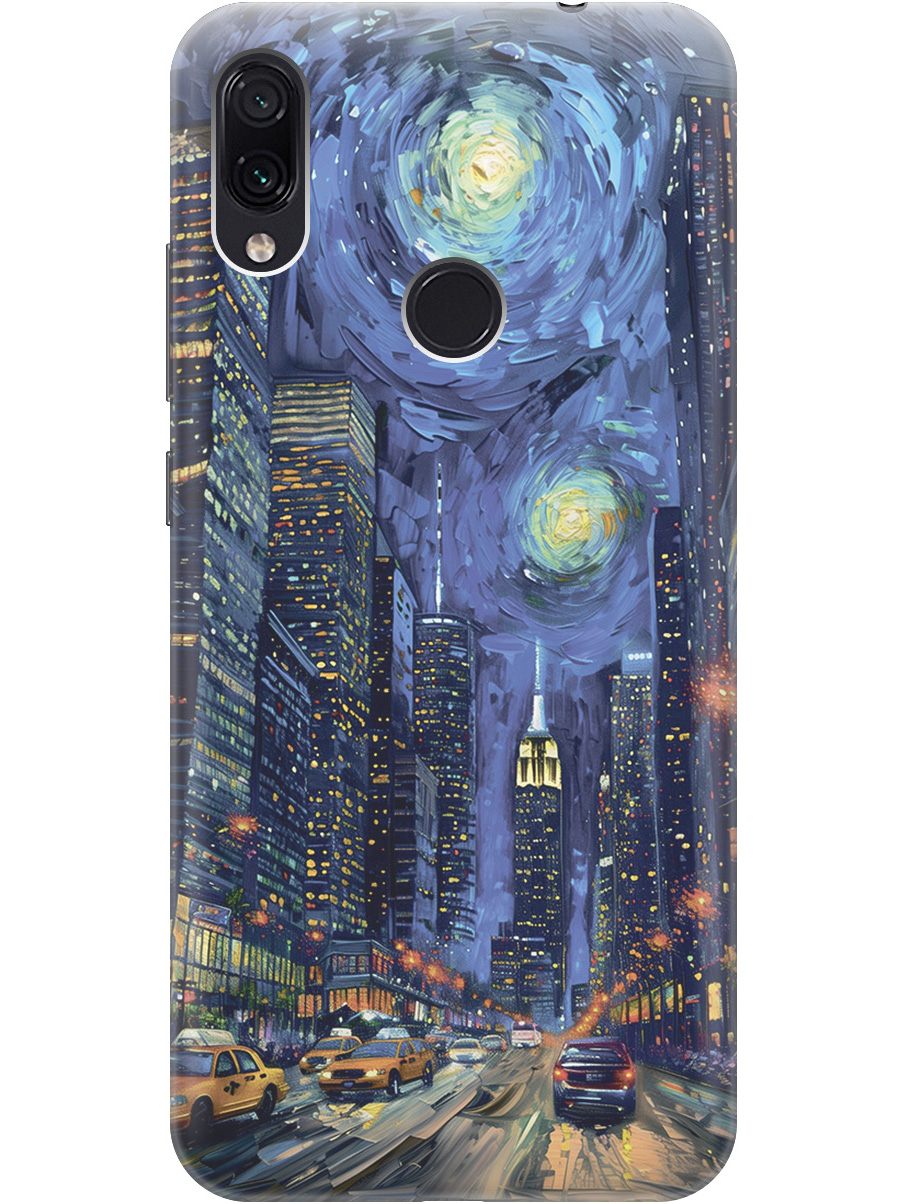 Силиконовый чехол на Xiaomi Redmi Note 7/Note 7 Pro с принтом "Ночной проспект", 720434910
Силиконовый чехол на Xiaomi Redmi Note 7/Note 7 Pro с принтом "Ночной проспект", 720434910