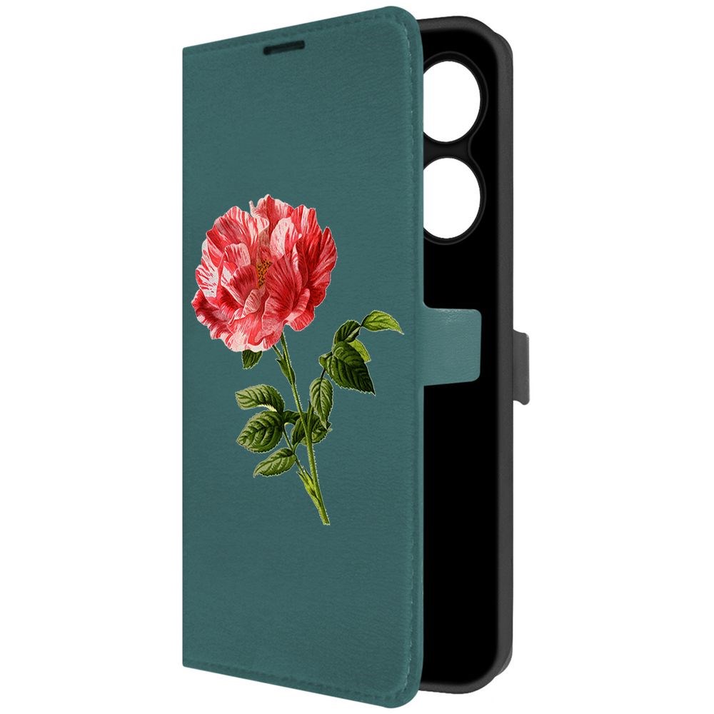 Чехол-книжка Krutoff Eco Book для Tecno Spark 20С Рисованная роза (зелёный опал), Зеленый
Чехол-книжка Krutoff Eco Book для Tecno Spark 20С Рисованная роза (зелёный опал), Зеленый