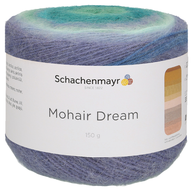 Пряжа Schachenmayr 9807597 Mohair Dream (00084, peacock color), Разноцветный, Mohair Dream
Пряжа Schachenmayr 9807597 Mohair Dream (00084, peacock color), Разноцветный, Mohair Dream
