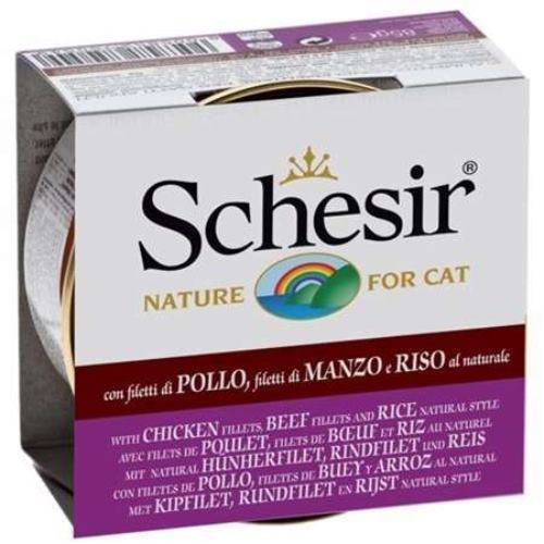 Консервы для кошек Schesir куриное филе, говяжье филе и рис 85 г, курица, говядина, рис 85 г
Консервы для кошек Schesir куриное филе, говяжье филе и рис 85 г, курица, говядина, рис 85 г
