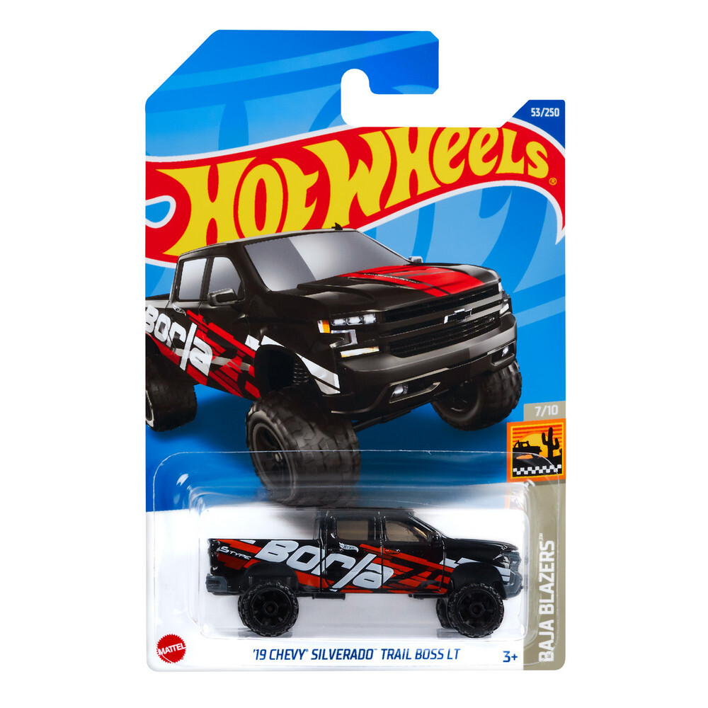 Машинка Hot Wheels коллекционная 19 CHEVY SILVERADO TRAIL BOSS LT черный/красный HCT49, HCT49
Машинка Hot Wheels коллекционная 19 CHEVY SILVERADO TRAIL BOSS LT черный/красный HCT49, HCT49