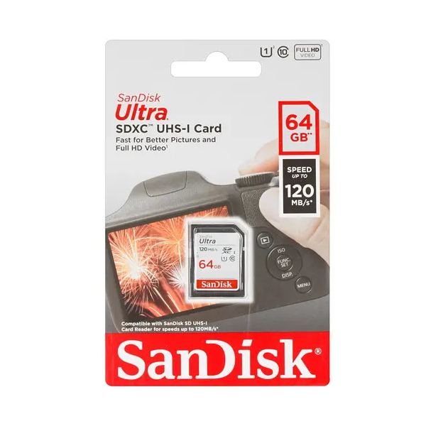 Карта памяти SanDisk Ultra 64GB SDXC (SDSDUN4-064G-GN6IN), Ultra 64GB SDXC (SDSDUN4-064G-GN6IN)
Карта памяти SanDisk Ultra 64GB SDXC (SDSDUN4-064G-GN6IN), Ultra 64GB SDXC (SDSDUN4-064G-GN6IN)