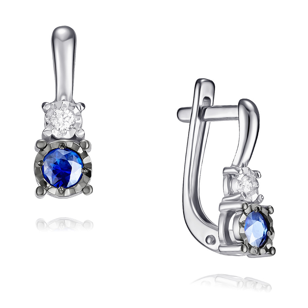 Серьги из белого золота с бриллиантом/сапфиром ADAMAS 2424032/01-А517Д-432, 2424032/01-А517Д-432
Серьги из белого золота с бриллиантом/сапфиром ADAMAS 2424032/01-А517Д-432, 2424032/01-А517Д-432