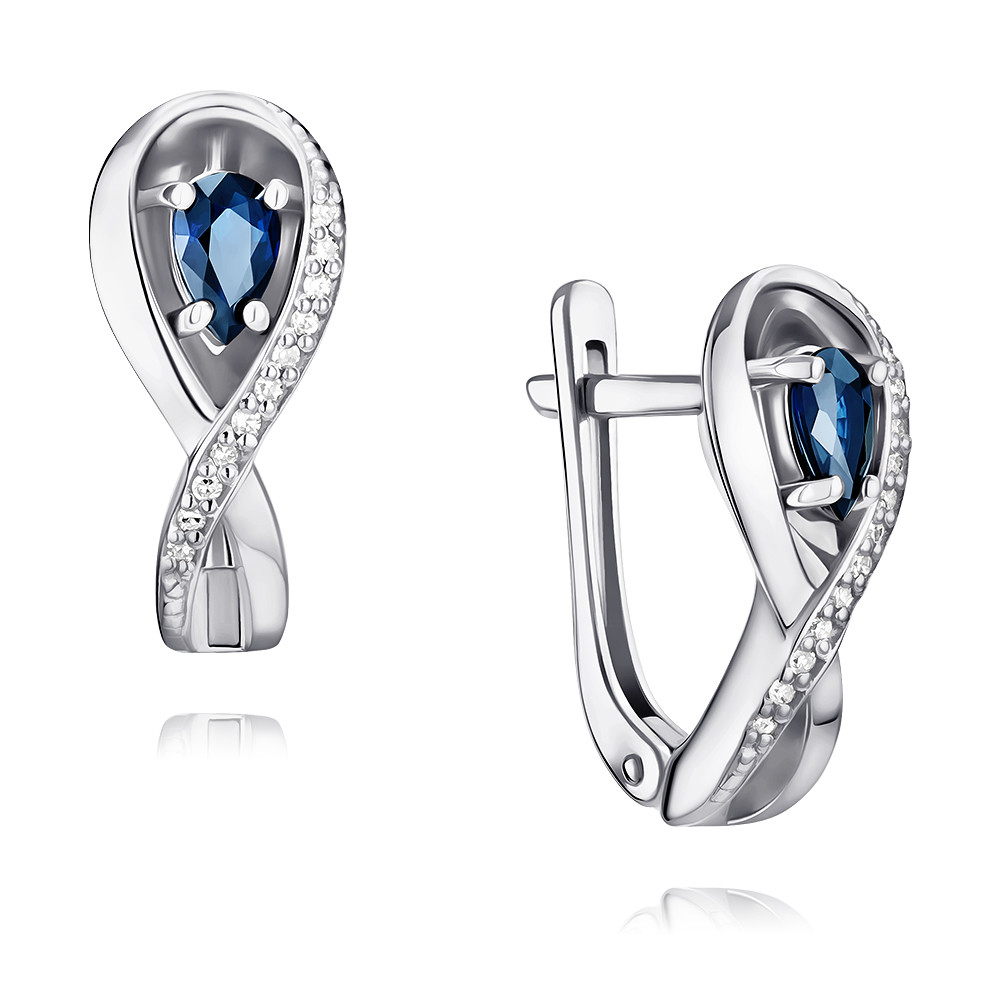Серьги из белого золота с бриллиантом/сапфиром ADAMAS 2417841/01-А51-432, 2417841/01-А51-432
Серьги из белого золота с бриллиантом/сапфиром ADAMAS 2417841/01-А51-432, 2417841/01-А51-432