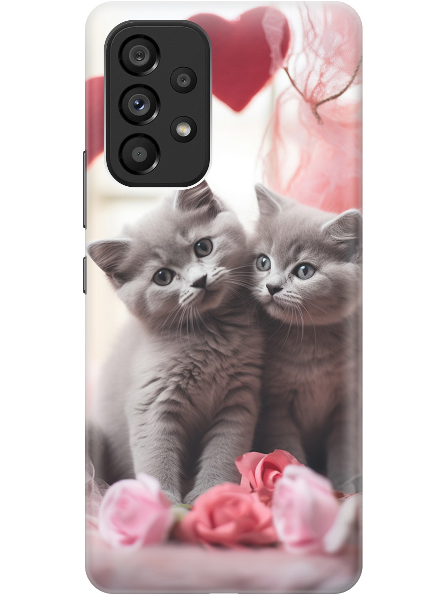 Силиконовый чехол на Samsung Galaxy A53 5G с рисунком "Котики и сердечки", Красный;серый, 20000850
Силиконовый чехол на Samsung Galaxy A53 5G с рисунком "Котики и сердечки", Красный;серый, 20000850