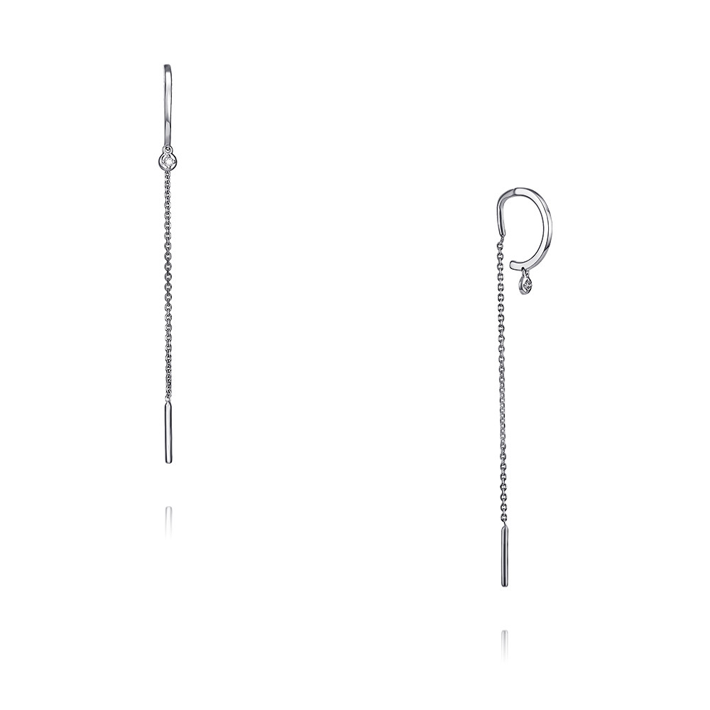 Серьги из белого золота с бриллиантом ADAMAS 25037952/01-А51Д-41, 25037952/01-А51Д-41 
Серьги из белого золота с бриллиантом ADAMAS 25037952/01-А51Д-41, 25037952/01-А51Д-41