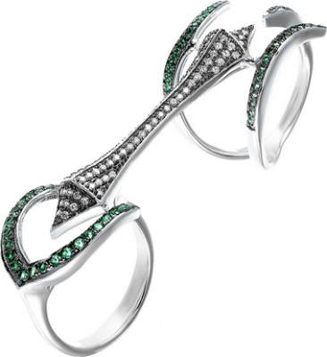 Кольцо-кастет из серебра Джей Ви R25979-W1_KO_001_WG, фианит, R25979-W1_KO_001_WG
Кольцо-кастет из серебра Джей Ви R25979-W1_KO_001_WG, фианит, R25979-W1_KO_001_WG