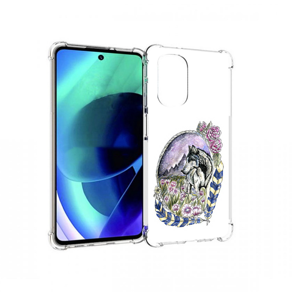 Чехол MyPads Tocco для Motorola Moto G51 нарисованный волк в цветах с перьями, Прозрачный, Tocco
Чехол MyPads Tocco для Motorola Moto G51 нарисованный волк в цветах с перьями, Прозрачный, Tocco