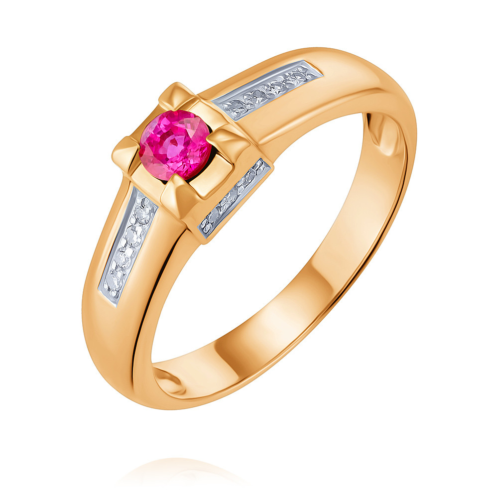Кольцо из красного золота с бриллиантом/рубином р. , ADAMAS 14037613/01-А50Д-431, 14037613/01-А50Д-431
Кольцо из красного золота с бриллиантом/рубином р. , ADAMAS 14037613/01-А50Д-431, 14037613/01-А50Д-431