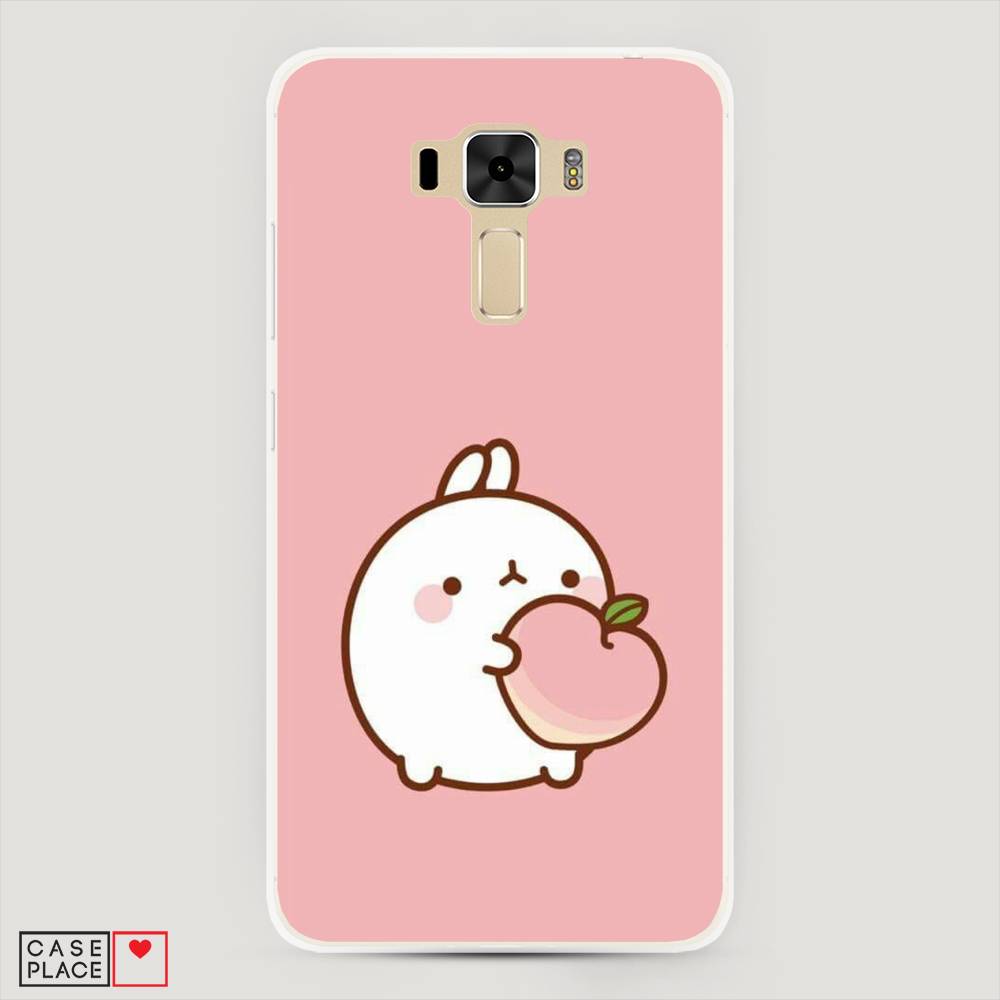 фото Чехол awog "кролик с персиком" для asus zenfone 3 laser zc551kl