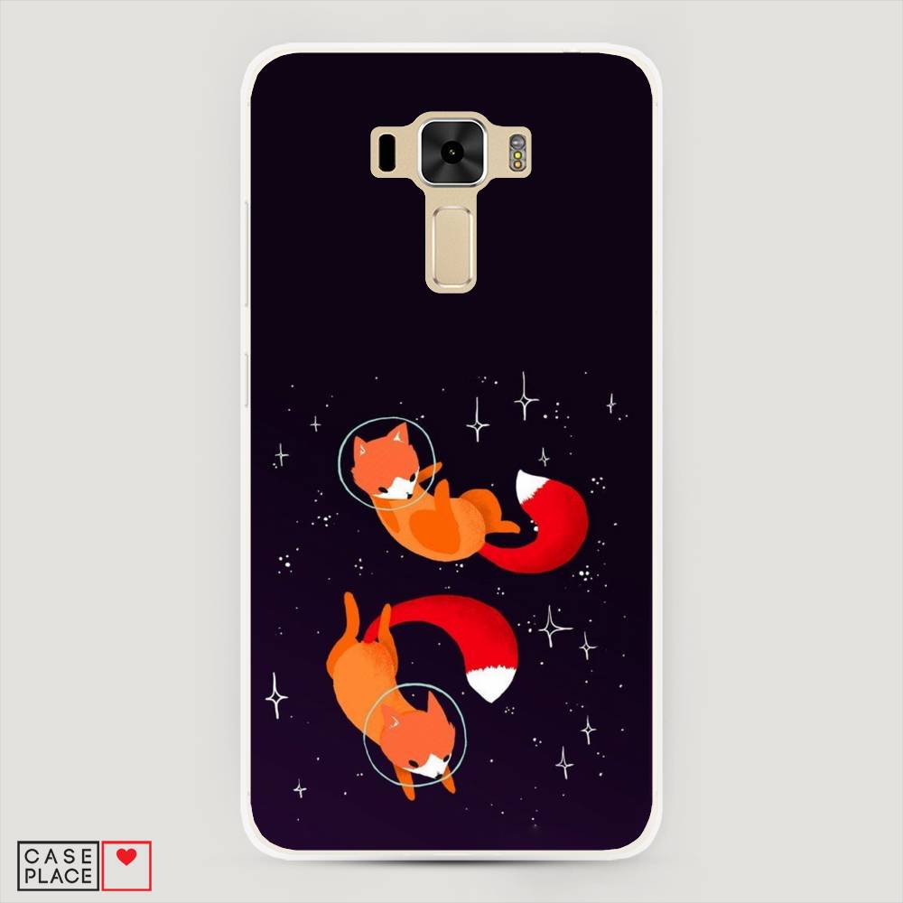 фото Чехол awog "лисы космонавты" для asus zenfone 3 laser zc551kl