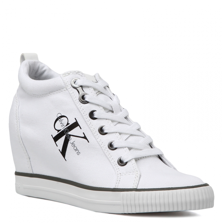 фото Кроссовки женские calvin klein jeans ritzy_3 белые 39 eu