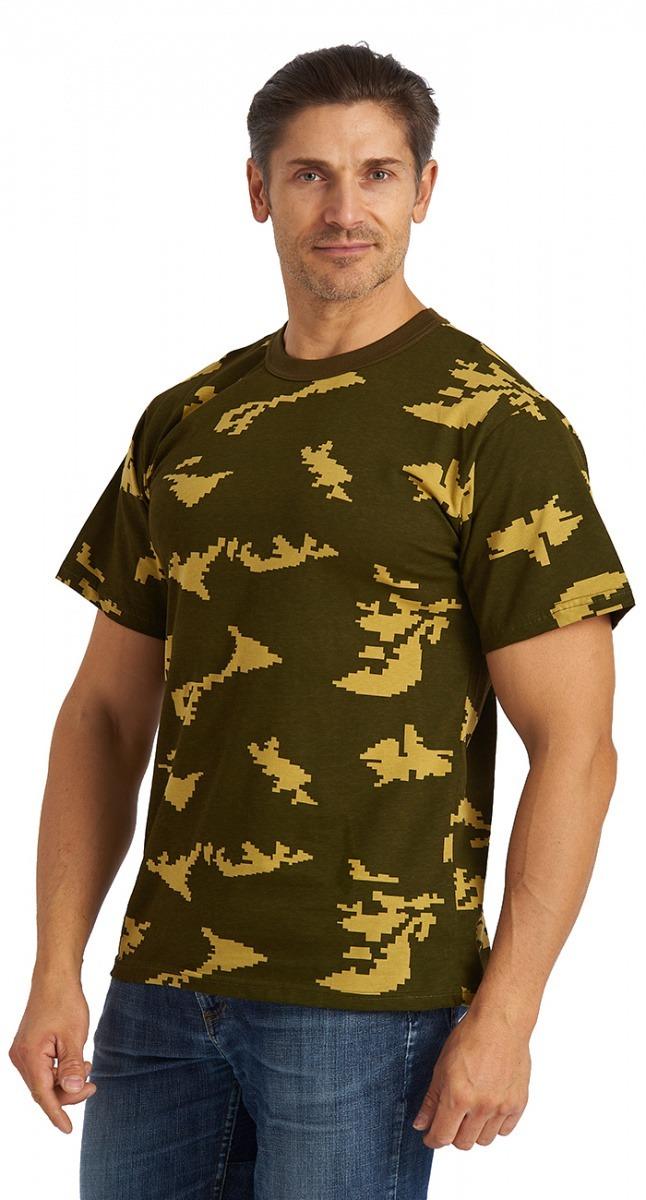 фото Футболка мужская ursus граница хаки 60 ru