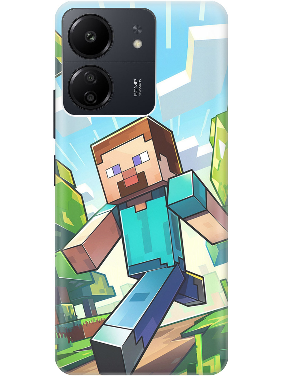 Силиконовый чехол на Xiaomi Redmi 13C / Poco C65 с принтом "Майнкрафт", Прозрачный;голубой;зеленый, 777767771
Силиконовый чехол на Xiaomi Redmi 13C / Poco C65 с принтом "Майнкрафт", Прозрачный;голубой;зеленый, 777767771