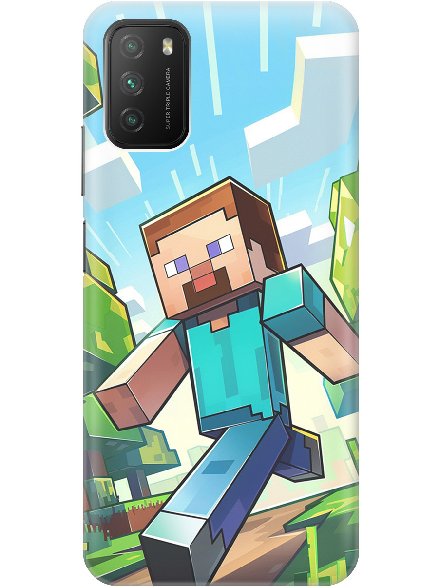 Силиконовый чехол на Xiaomi Redmi 9T / Poco M3 с принтом "Майнкрафт", Прозрачный;голубой;зеленый, 724142771
Силиконовый чехол на Xiaomi Redmi 9T / Poco M3 с принтом "Майнкрафт", Прозрачный;голубой;зеленый, 724142771
