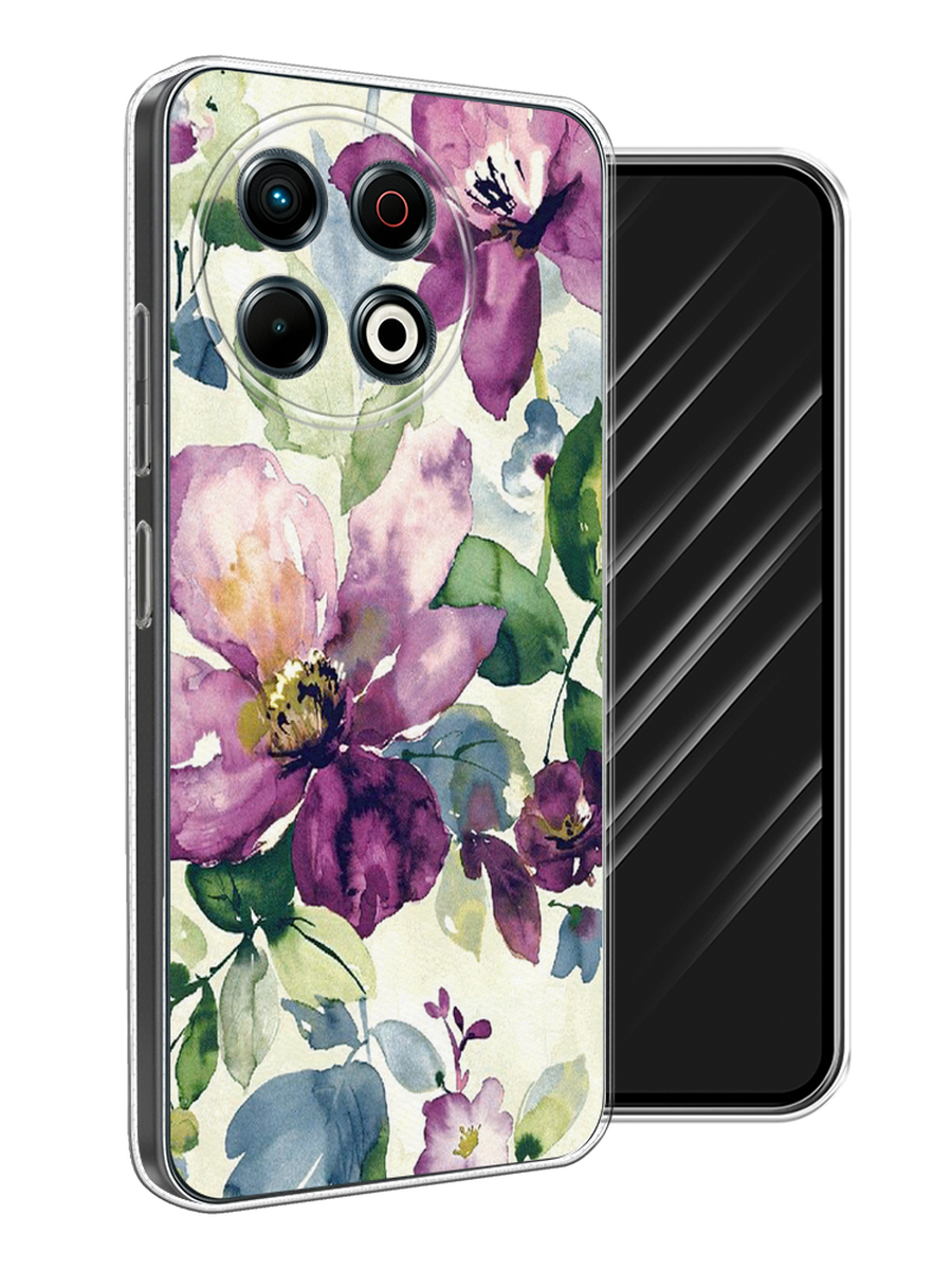 Чехол Awog на Tecno Spark 30 Pro "Сиреневые цветы-акварель", Фиолетовый, 309850-1
Чехол Awog на Tecno Spark 30 Pro "Сиреневые цветы-акварель", Фиолетовый, 309850-1