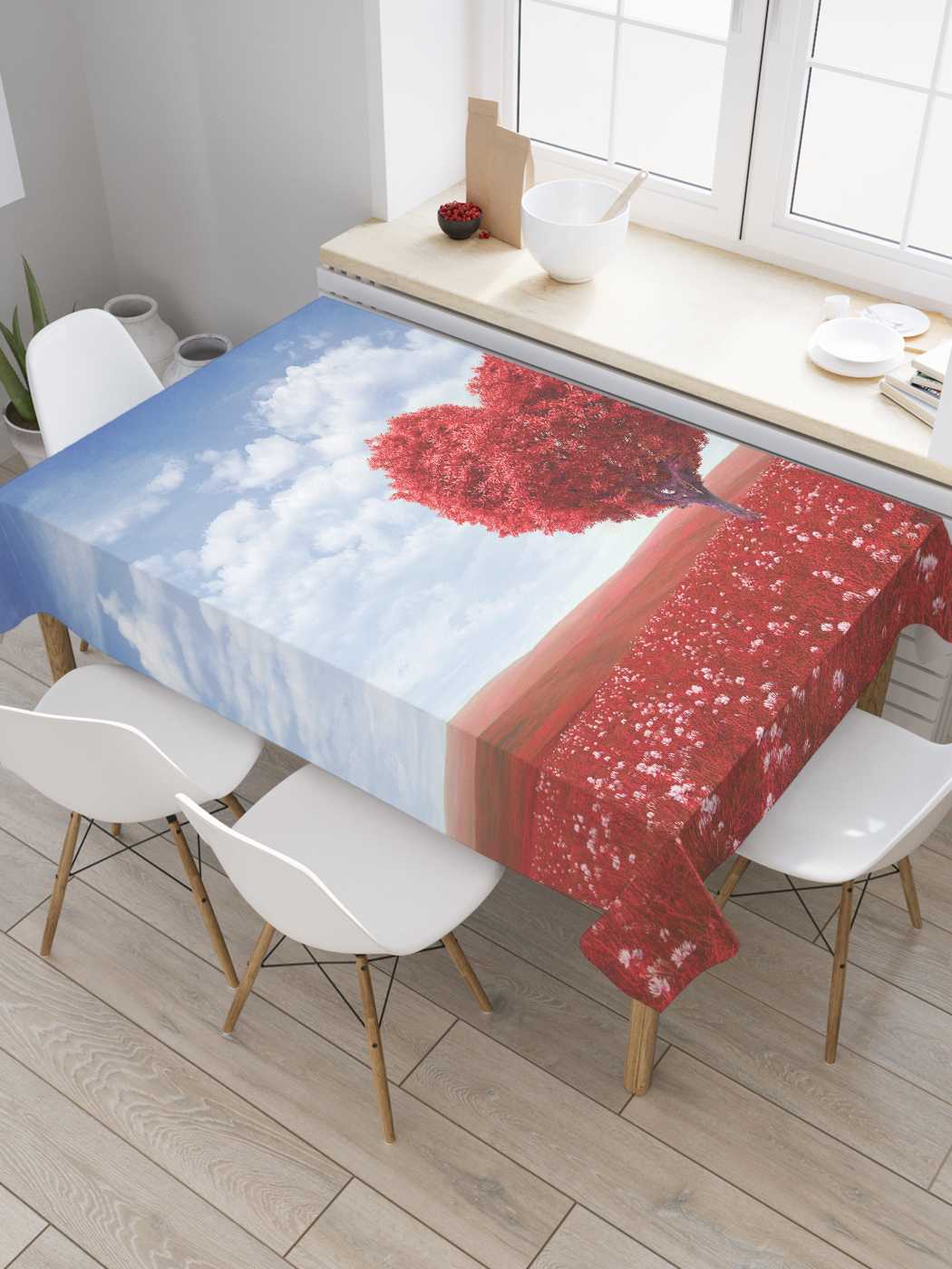 Скатерть прямоугольная JoyArty "Долина любви" из сатена, 120x145 см, Розовый, Долина любви 
Скатерть прямоугольная JoyArty "Долина любви" из сатена, 120x145 см, Розовый, Долина любви