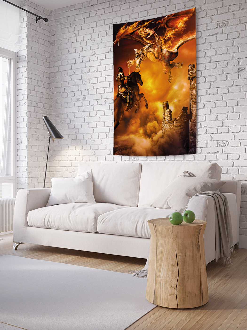 Вертикальное фотопанно на стену JoyArty Огненная битва 150x200 см, Огненная битва
Вертикальное фотопанно на стену JoyArty Огненная битва 150x200 см, Огненная битва