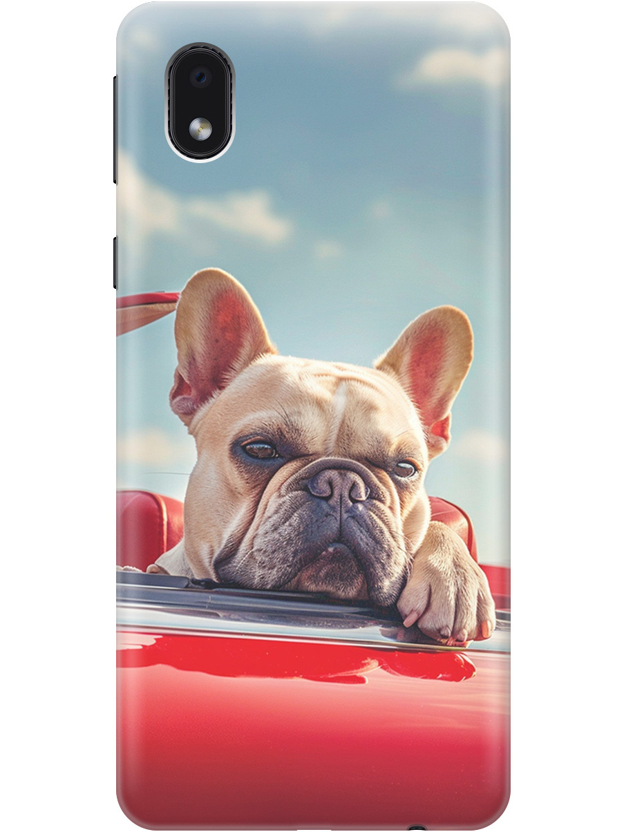Силиконовый чехол на Samsung Galaxy A01 Core / M01 Core с принтом "Бульдог в кабриолете", Прозрачный;бежевый;голубой;красный, 723348312
Силиконовый чехол на Samsung Galaxy A01 Core / M01 Core с принтом "Бульдог в кабриолете", Прозрачный;бежевый;голубой;красный, 723348312