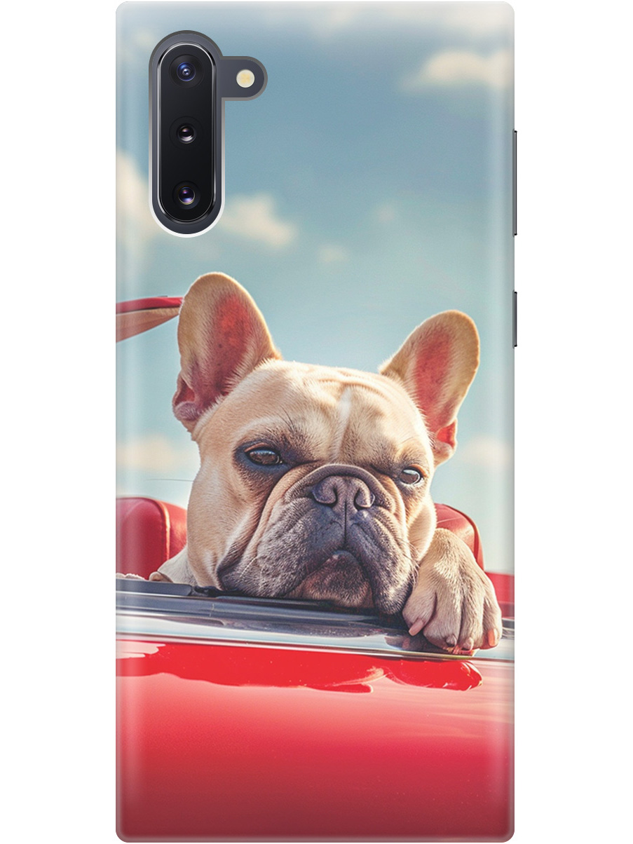 Силиконовый чехол на Samsung Galaxy Note 10 с принтом "Бульдог в кабриолете", Прозрачный;бежевый;голубой;красный, 721799212
Силиконовый чехол на Samsung Galaxy Note 10 с принтом "Бульдог в кабриолете", Прозрачный;бежевый;голубой;красный, 721799212