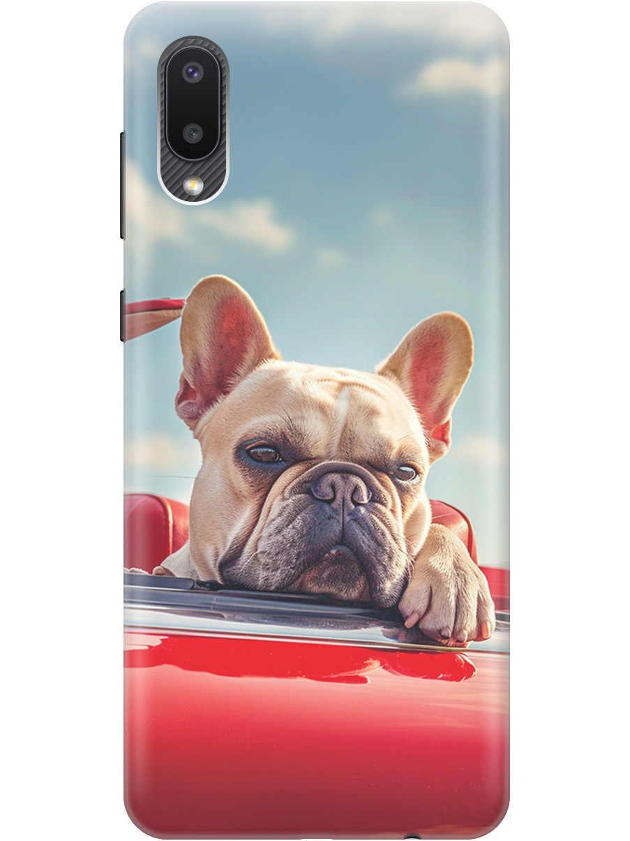 Силиконовый чехол на Samsung Galaxy A02 с принтом "Бульдог в кабриолете", Прозрачный;бежевый;голубой;красный, 724352112
Силиконовый чехол на Samsung Galaxy A02 с принтом "Бульдог в кабриолете", Прозрачный;бежевый;голубой;красный, 724352112